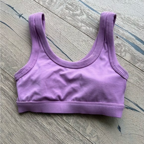 ALO Wellness Bra in Lilac/Pink Lavender XS - Picture 2 of 4